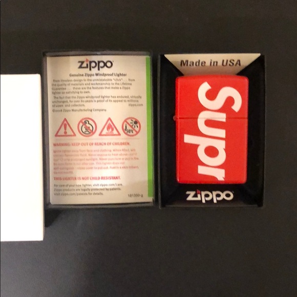 Supreme Logo Zippo - Picture 5 of 5